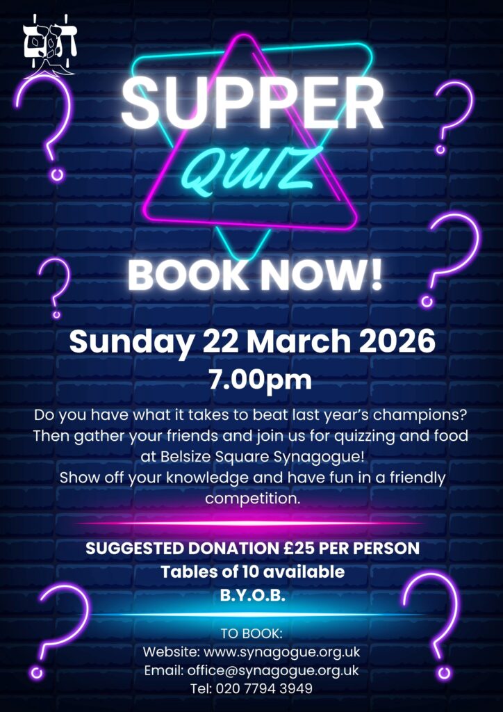 Tables of ten available. Suggested donation £25 per person. BYOB